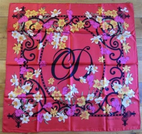 Original CHRISTIAN DIOR Tuch/Foulard/Scarf 